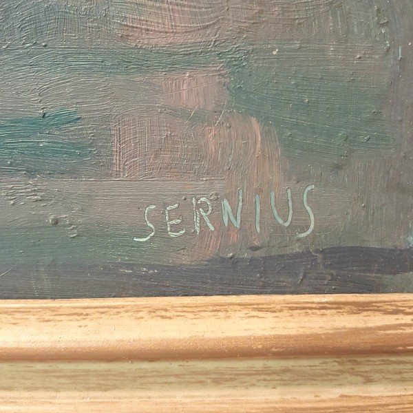 Maleri signert Sernius.