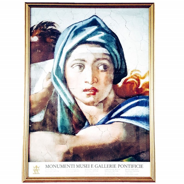 Vintage poster fra Vatikanets museumbutikk.